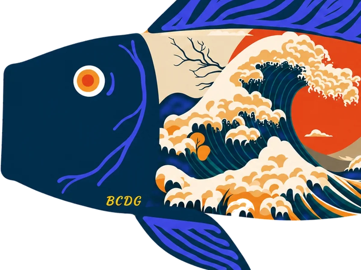 The BCDG signature on La Vague Bleue